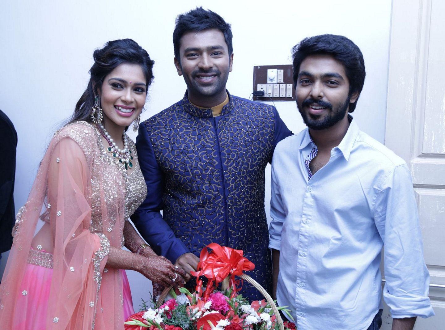 Celebs at Shanthanu Keerthi Wedding Reception Photos