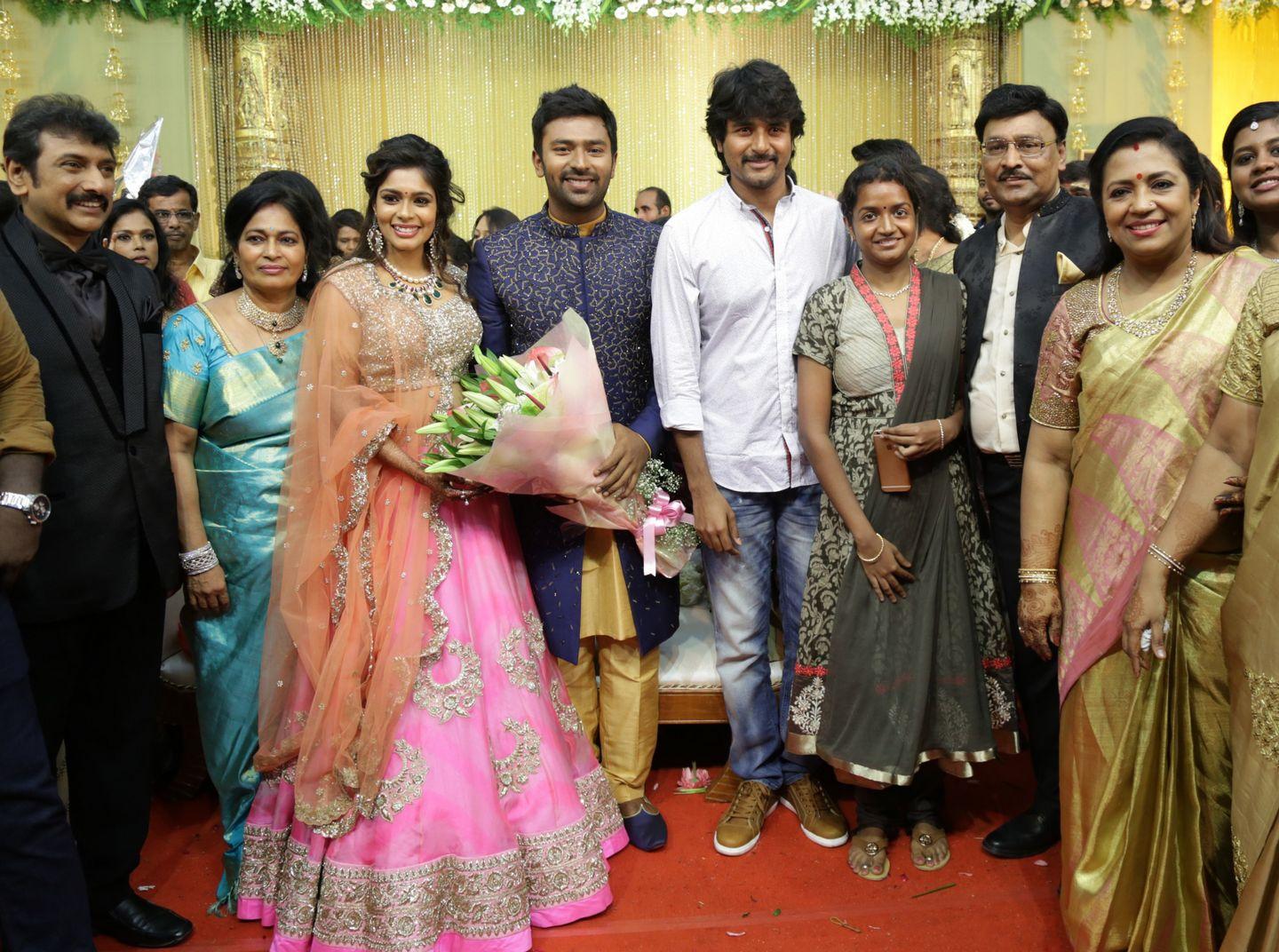 Celebs at Shanthanu Keerthi Wedding Reception Photos