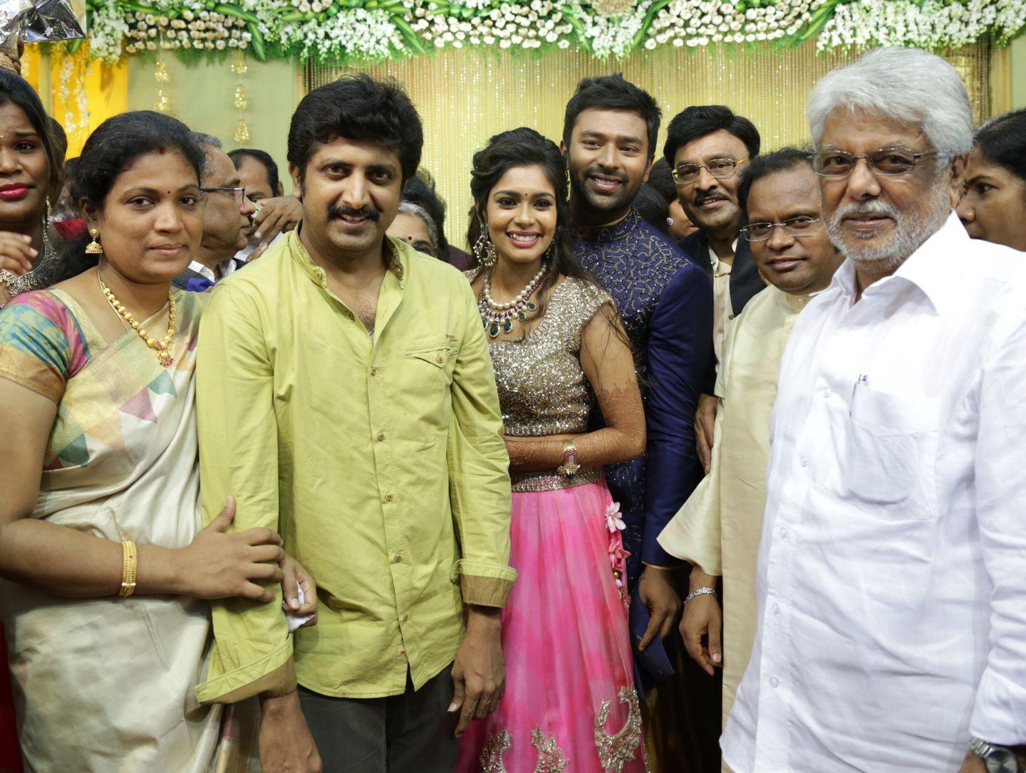 Celebs at Shanthanu Keerthi Wedding Reception Photos