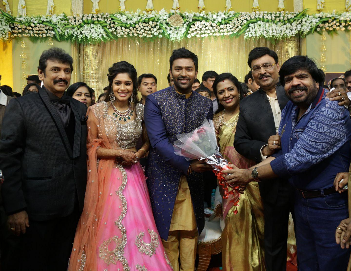 Celebs at Shanthanu Keerthi Wedding Reception Photos