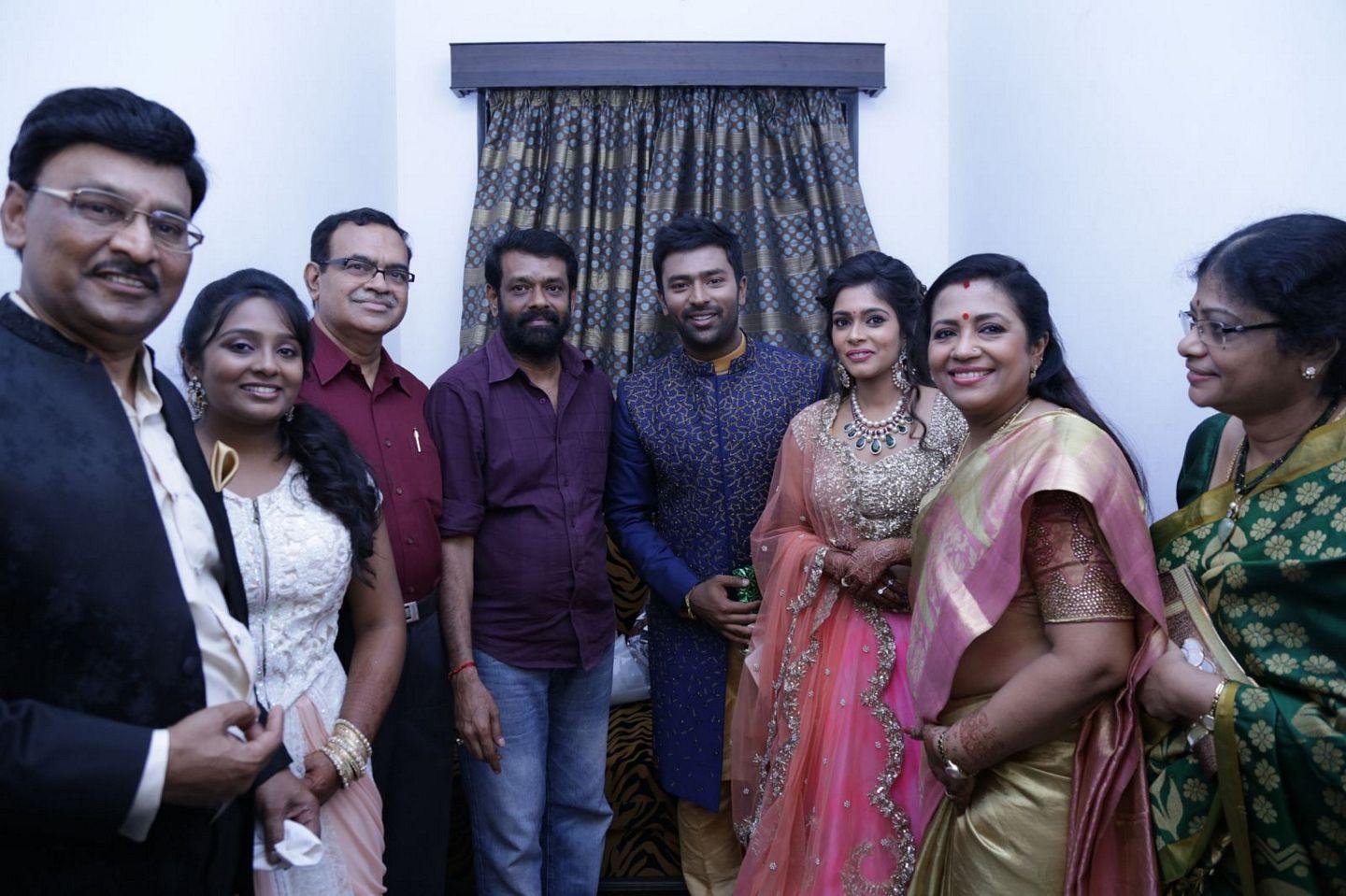 Celebs at Shanthanu Keerthi Wedding Reception Photos