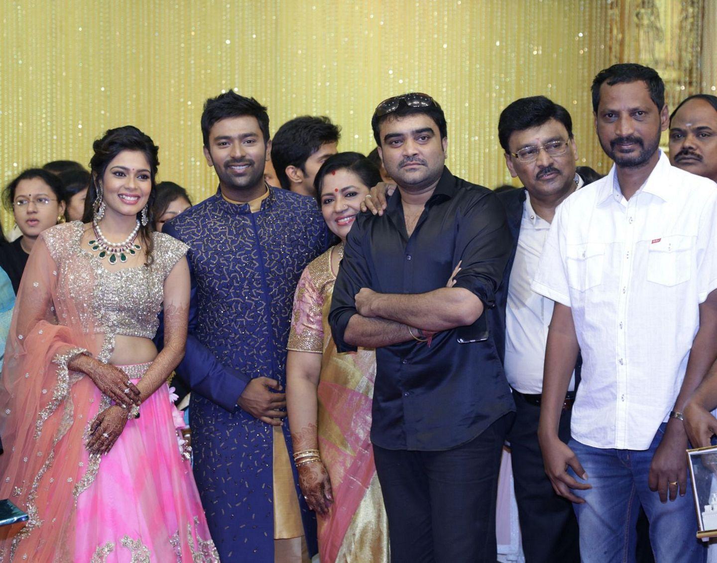 Celebs at Shanthanu Keerthi Wedding Reception Photos