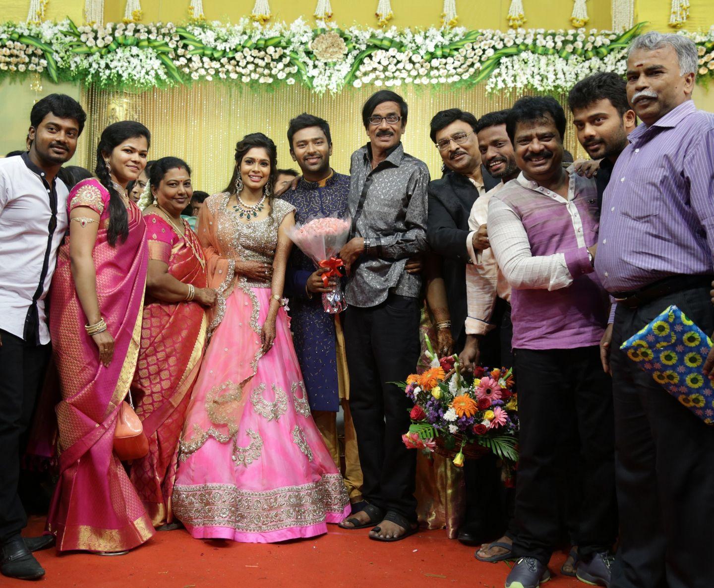 Celebs at Shanthanu Keerthi Wedding Reception Photos