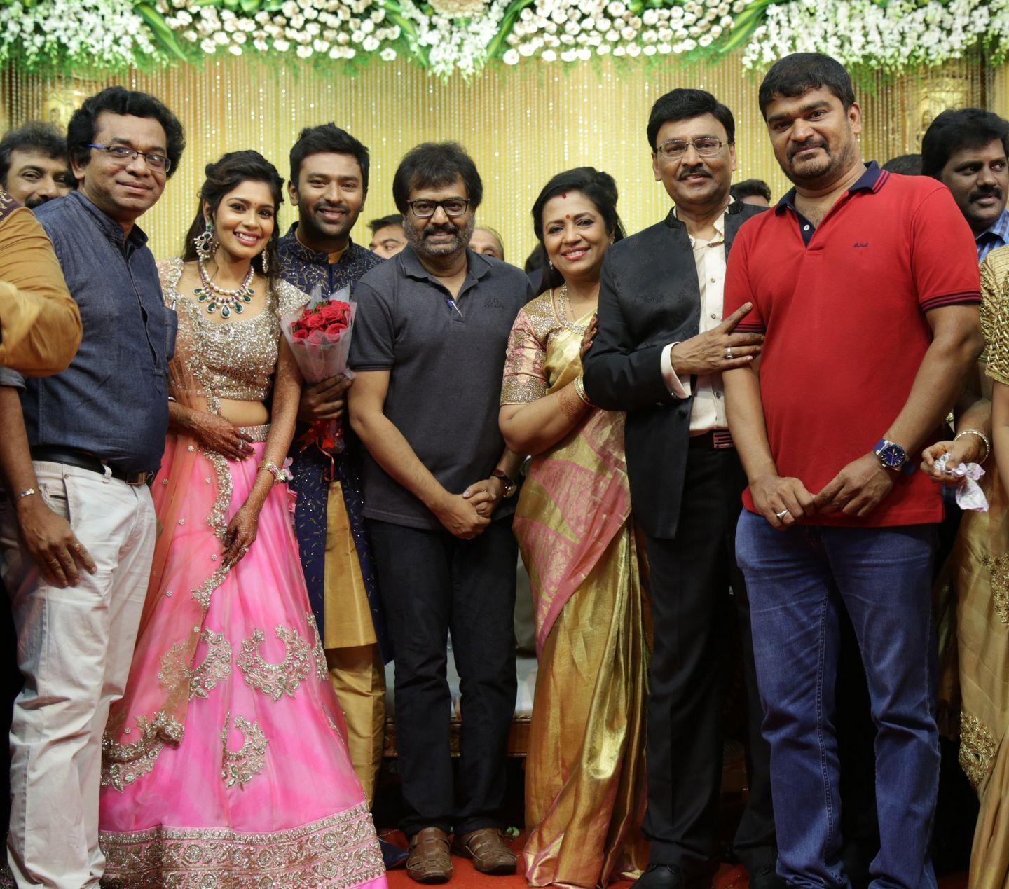 Celebs at Shanthanu Keerthi Wedding Reception Photos