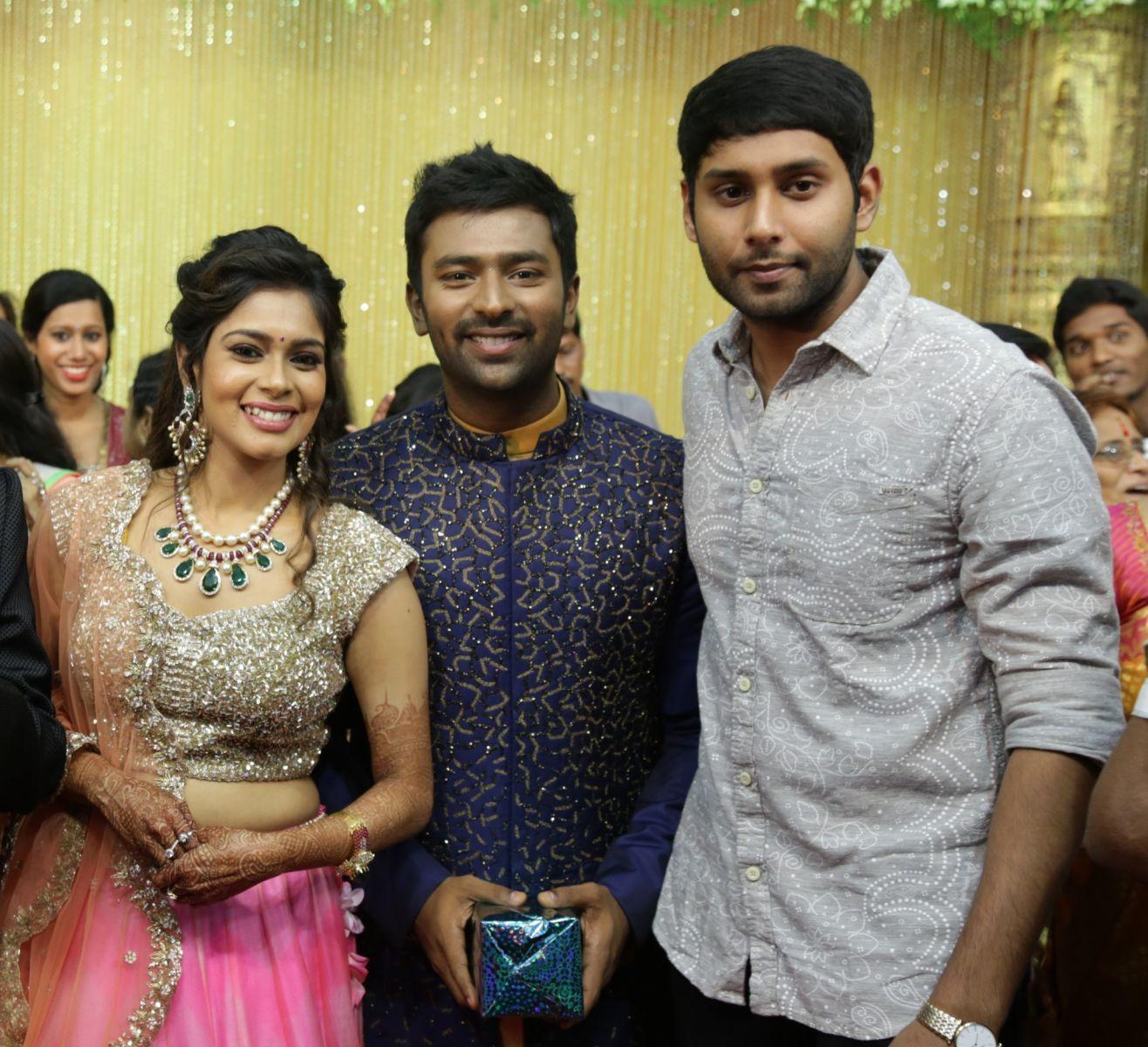 Celebs at Shanthanu Keerthi Wedding Reception Photos