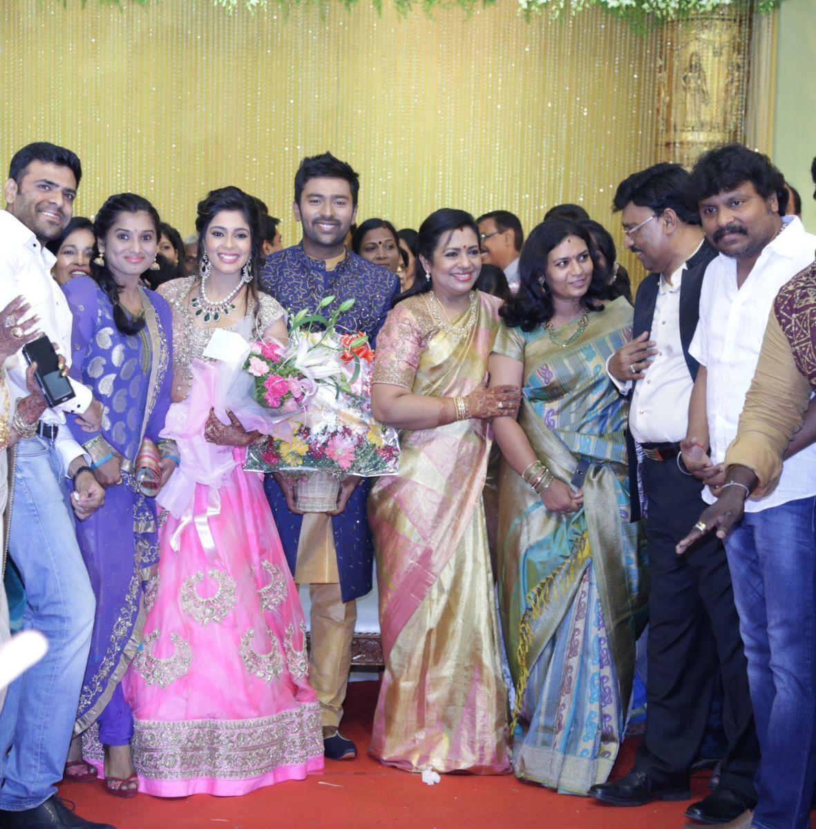 Celebs at Shanthanu Keerthi Wedding Reception Photos