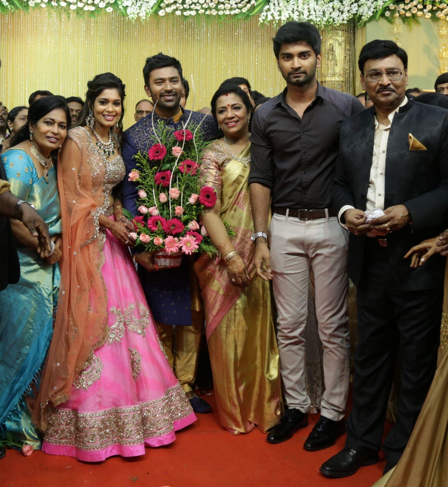 Celebs at Shanthanu Keerthi Wedding Reception Photos