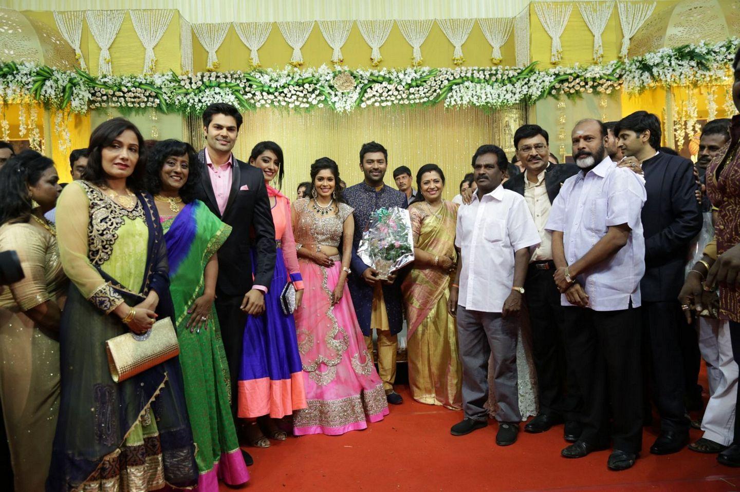 Celebs at Shanthanu Keerthi Wedding Reception Photos