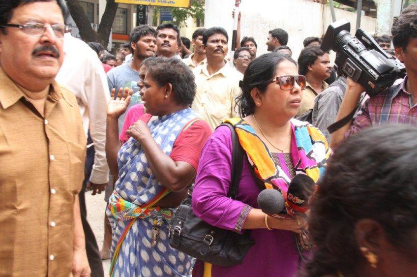 Celebs pays his last respect to ‪MS Viswanathan Photos