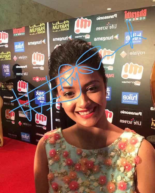 Celebs Signature Stills At SIIMA Awards 2015