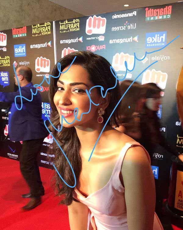 Celebs Signature Stills At SIIMA Awards 2015