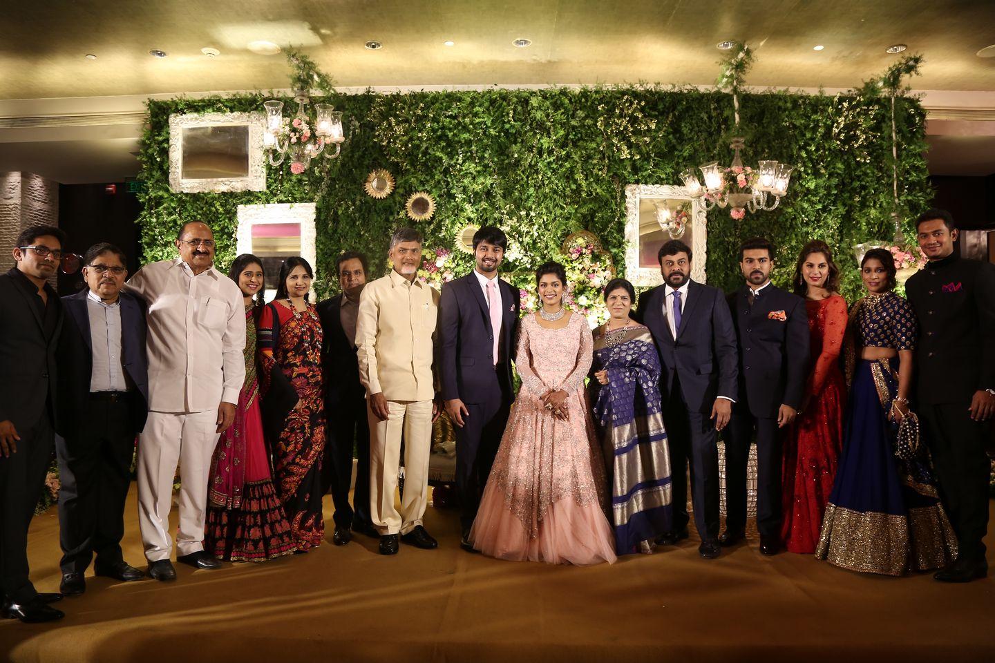 Chiru Daughter Srija Wedding Reception Photos