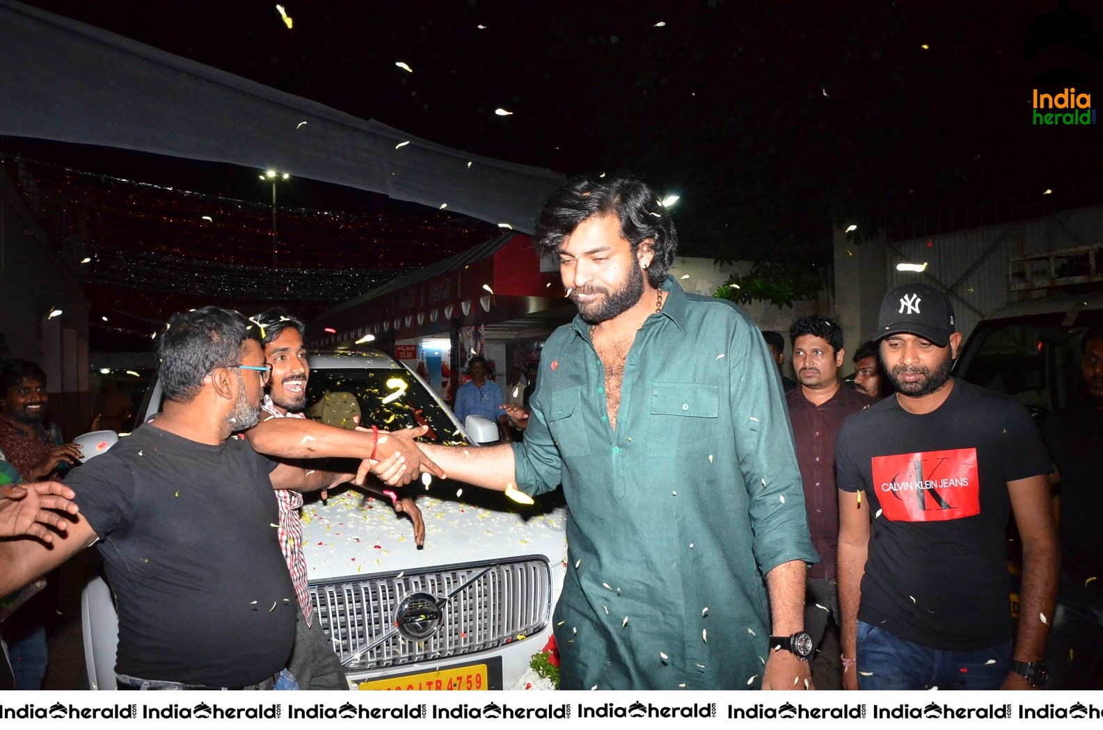 Gaddala Konda Ganesh Team at Rajahmundry Swamy Theatre Set 1