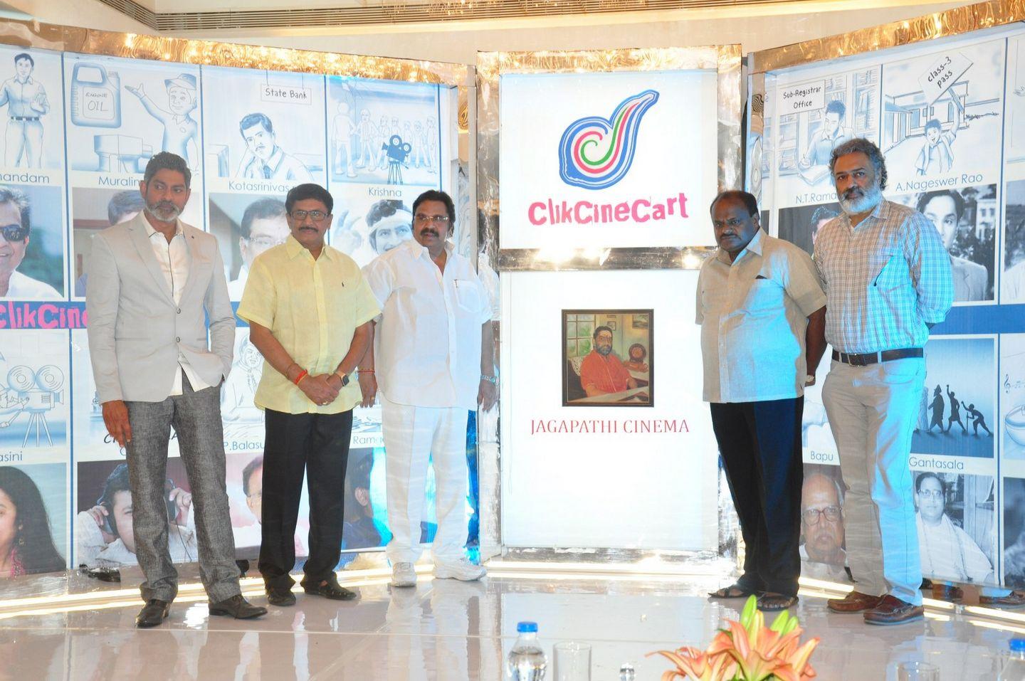 Jagapathi Babu Launches Click Cine Cart Photos