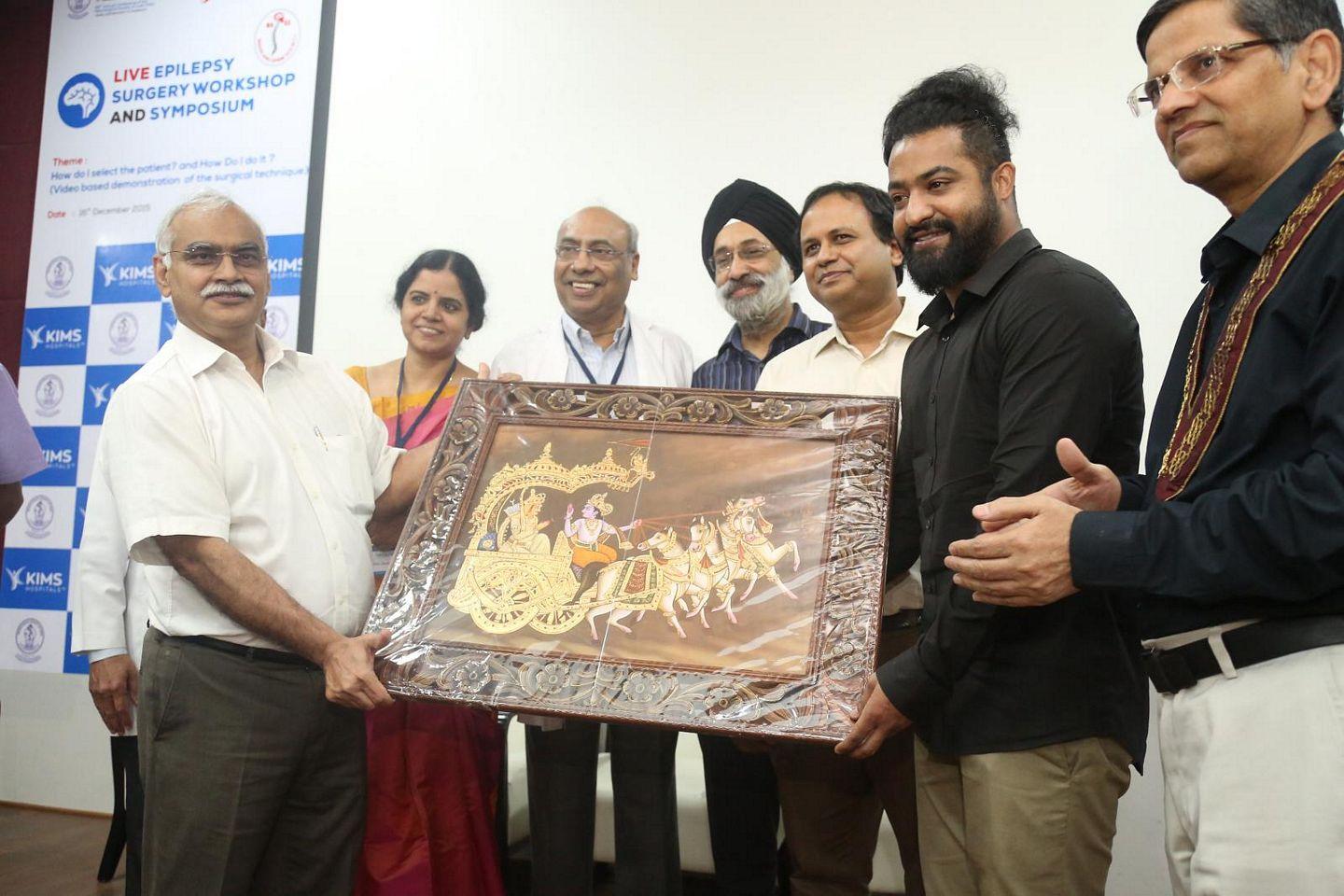 Jr NTR At Kims Acute Stroke Unit Inauguration