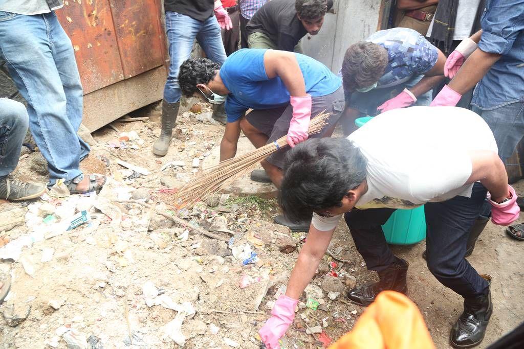 Kollywood Celebs Participate  Cleans Chennai Photos