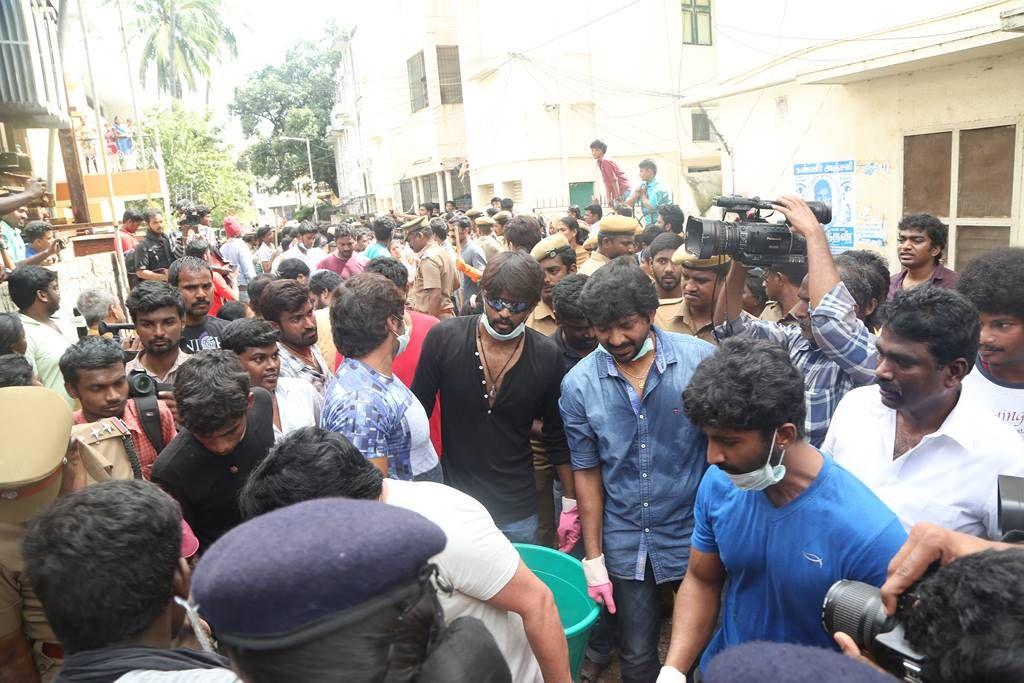 Kollywood Celebs Participate  Cleans Chennai Photos