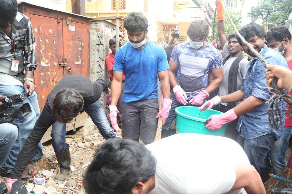 Kollywood Celebs Participate  Cleans Chennai Photos