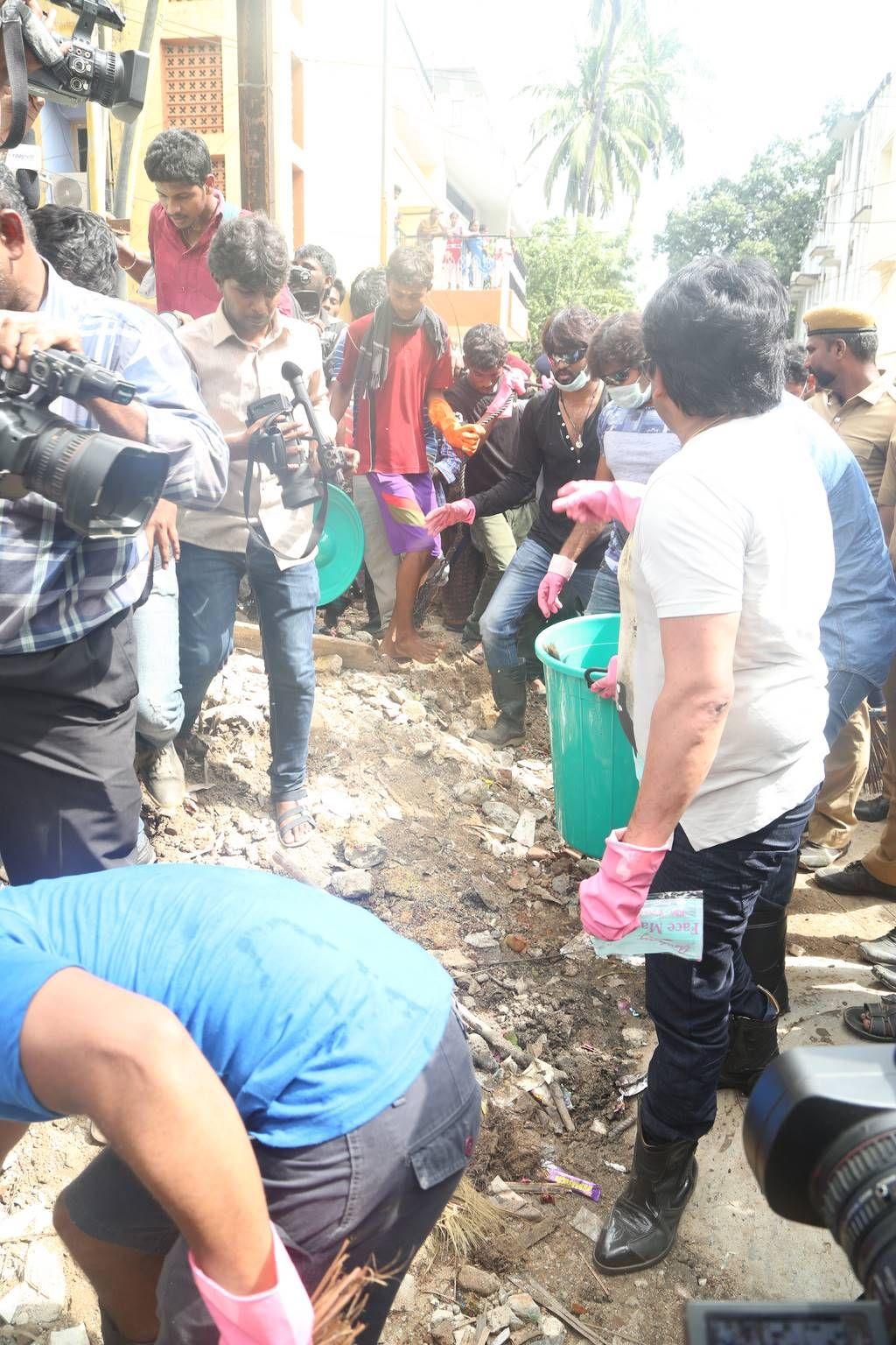 Kollywood Celebs Participate  Cleans Chennai Photos