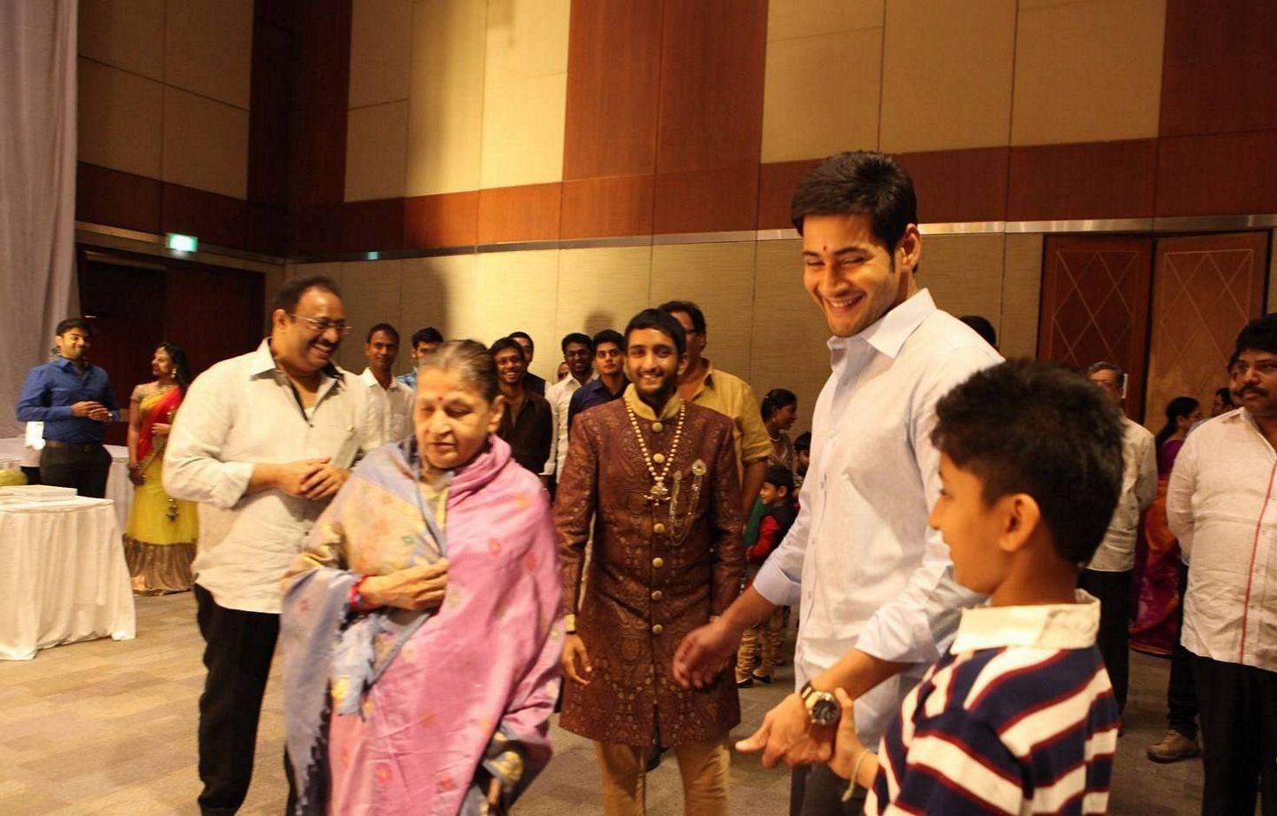 Mahesh Babu Stills At Adiseshagiri Rao Son Engagement