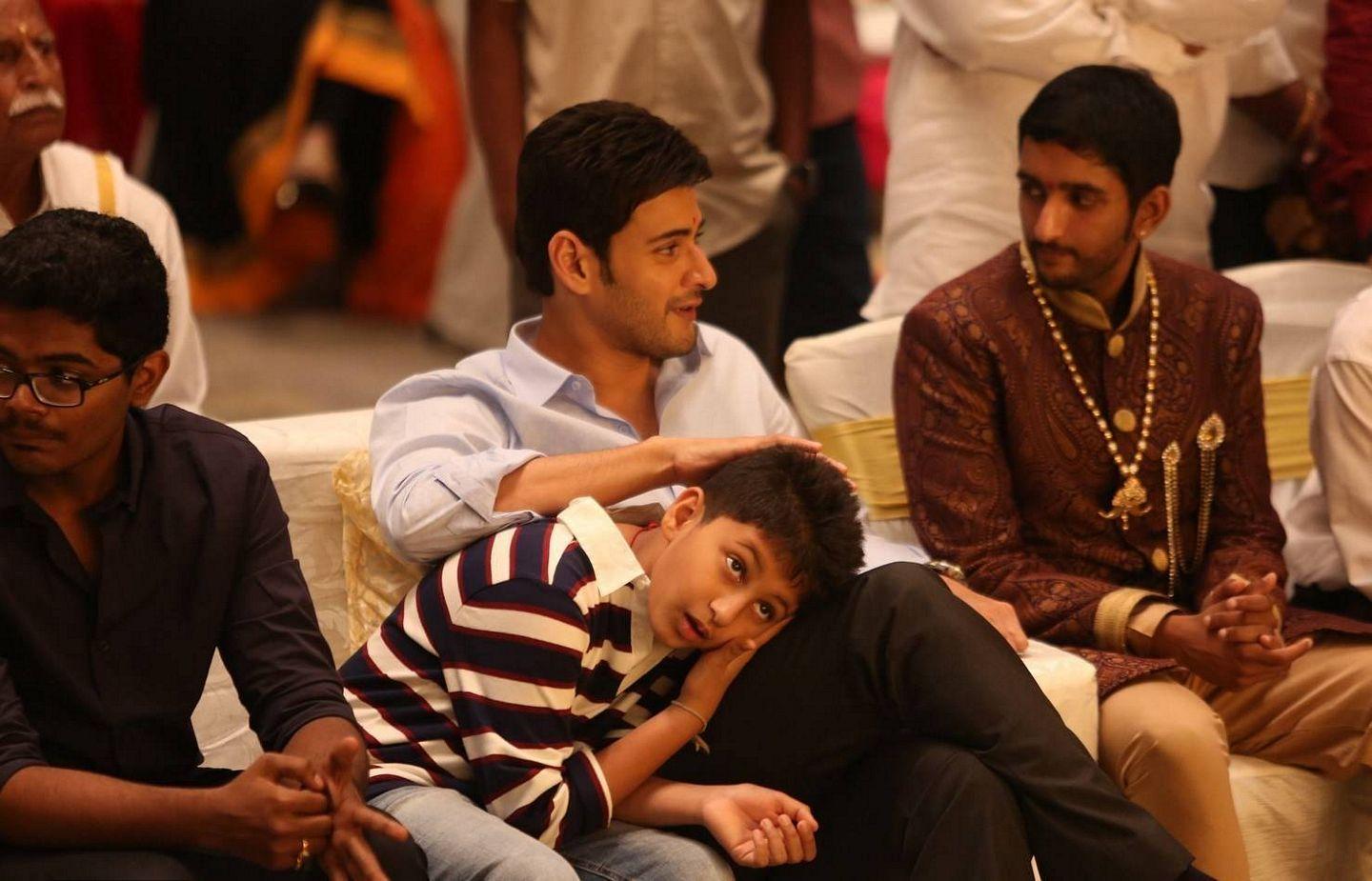 Mahesh Babu Stills At Adiseshagiri Rao Son Engagement