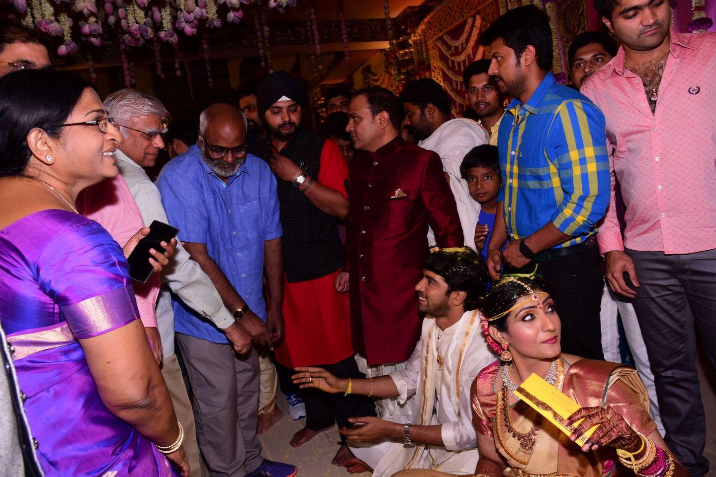 Main Celebs Group at Allari Naresh Wedding Photos