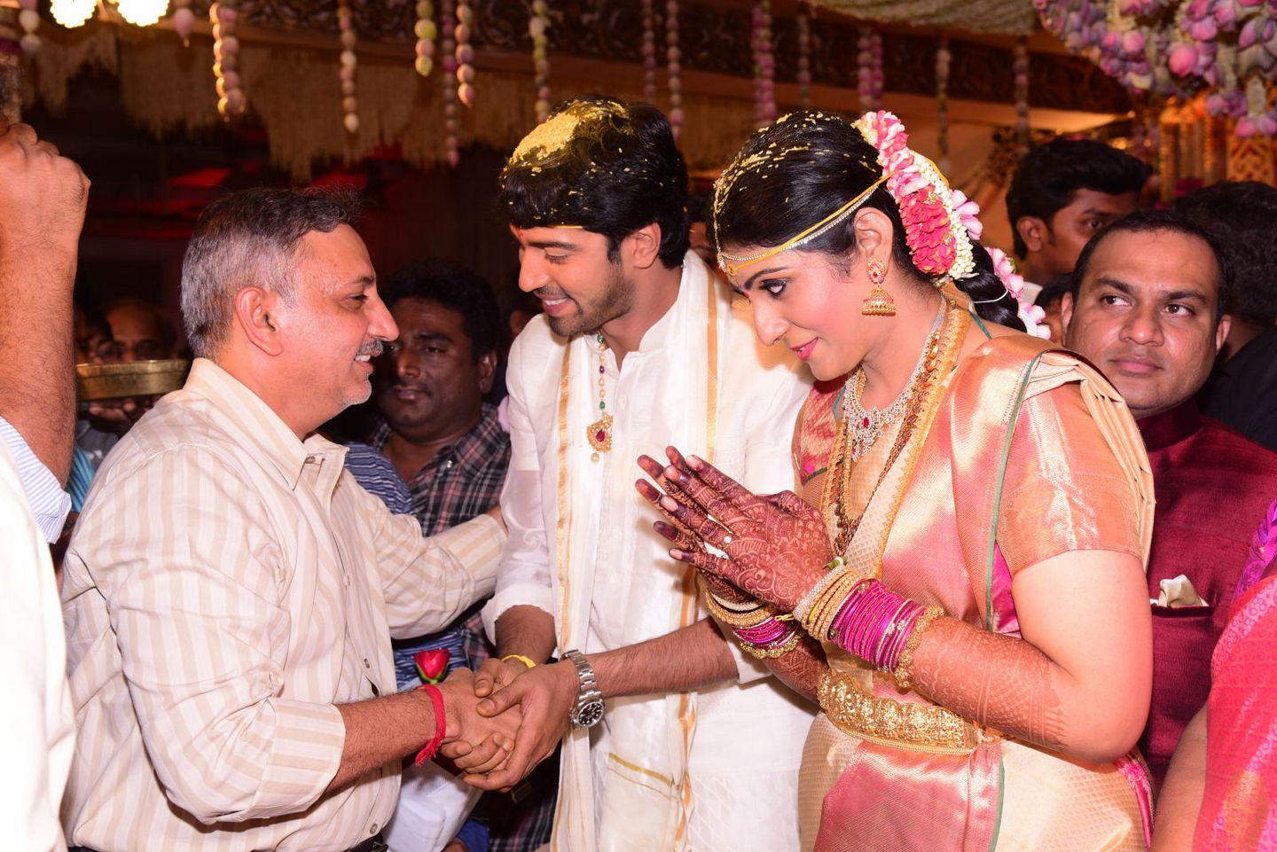 Main Celebs Group at Allari Naresh Wedding Photos