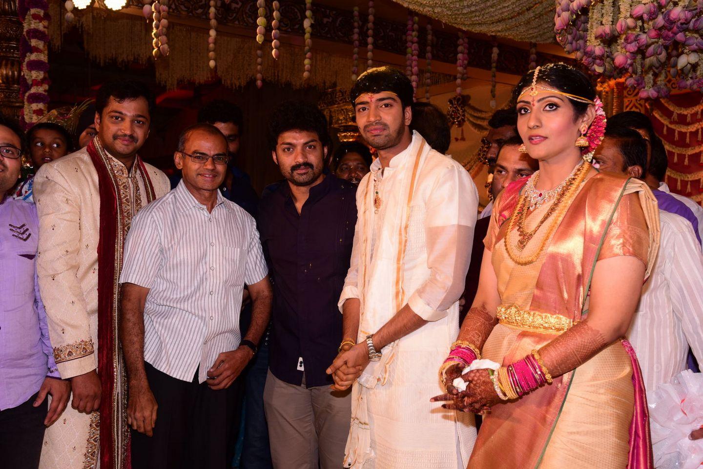 Main Celebs Group at Allari Naresh Wedding Photos