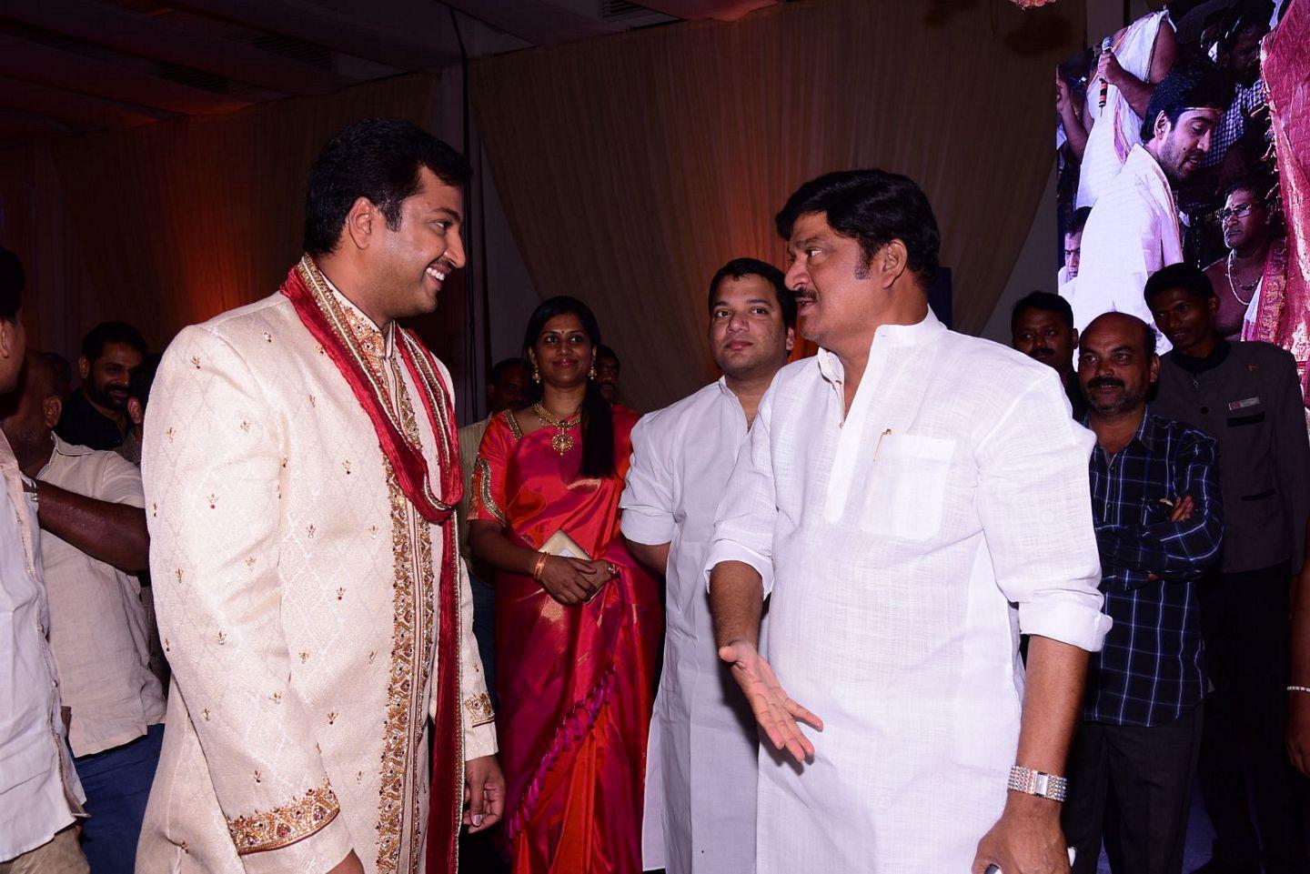 Main Celebs Group at Allari Naresh Wedding Photos