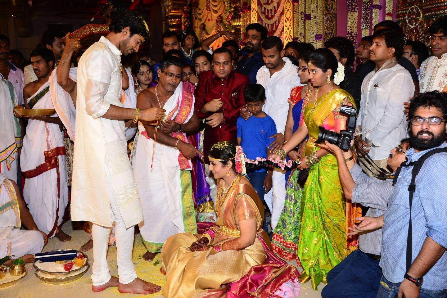 Main Celebs Group at Allari Naresh Wedding Photos