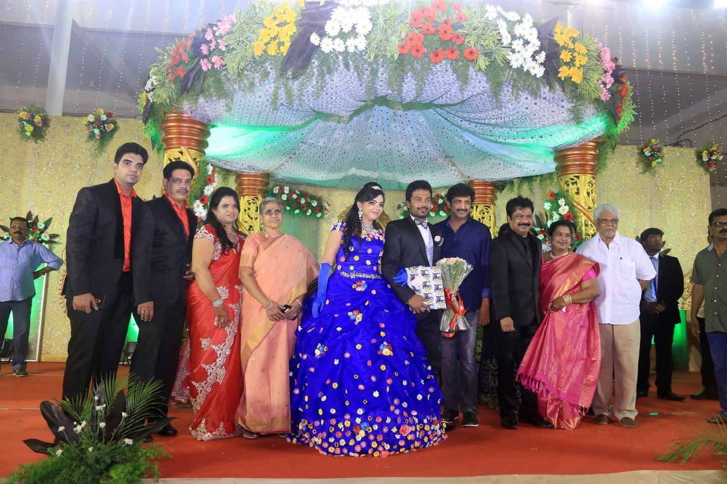 Pandiarajan Son Prithvirajan Weds Akshaya Reception Photos