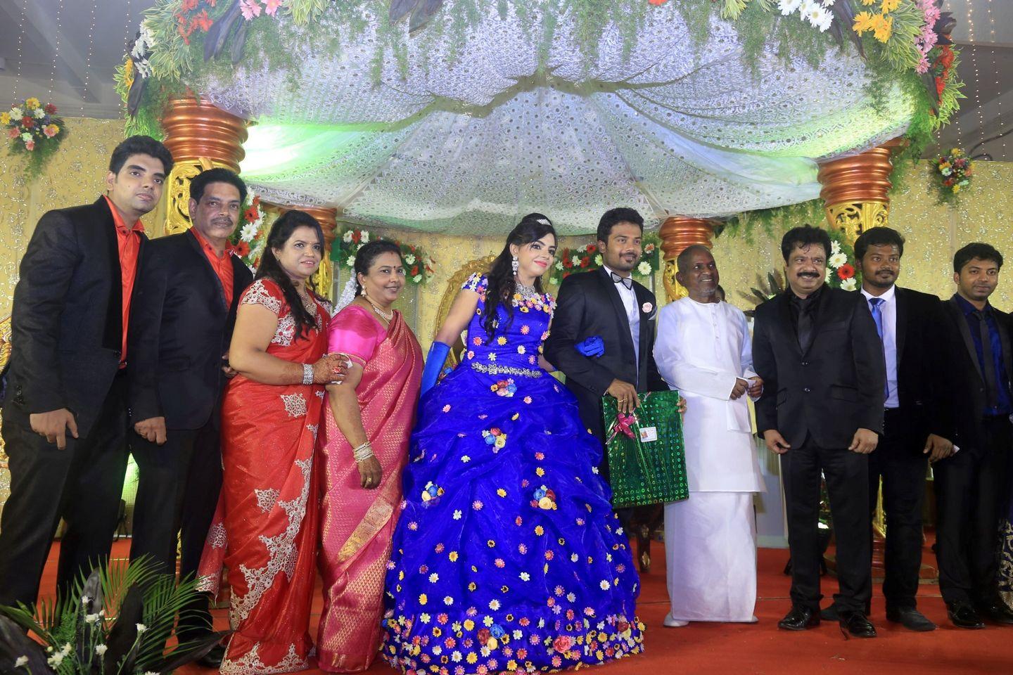 Pandiarajan Son Prithvirajan Weds Akshaya Reception Photos