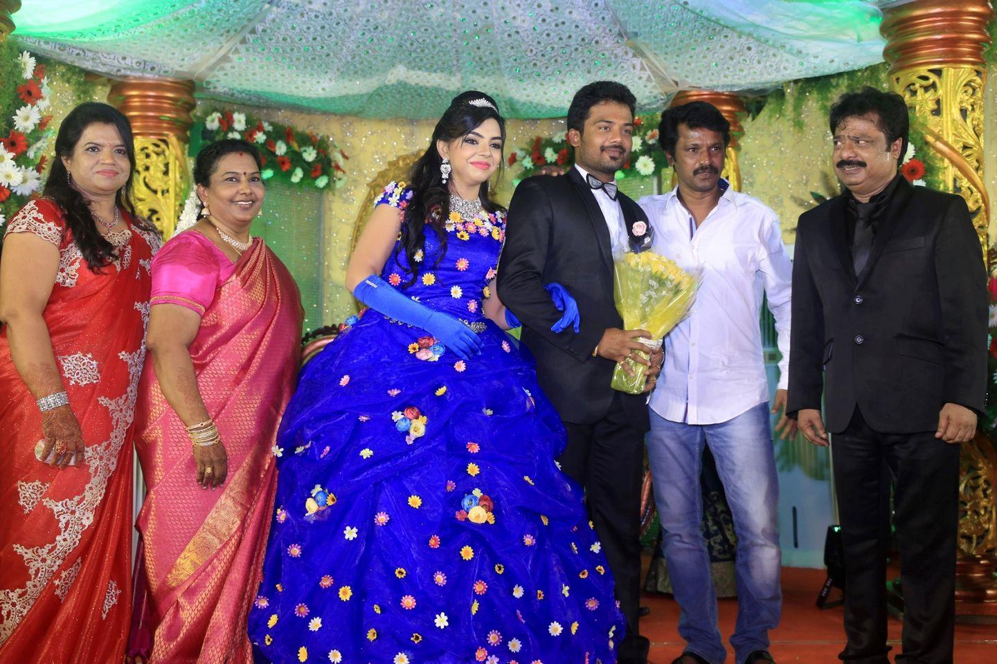 Pandiarajan Son Prithvirajan Weds Akshaya Reception Photos