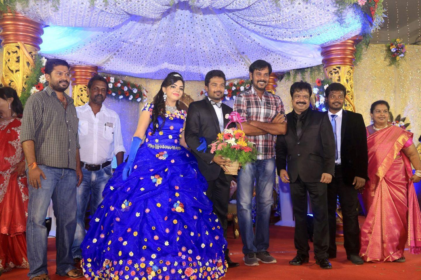 Pandiarajan Son Prithvirajan Weds Akshaya Reception Photos