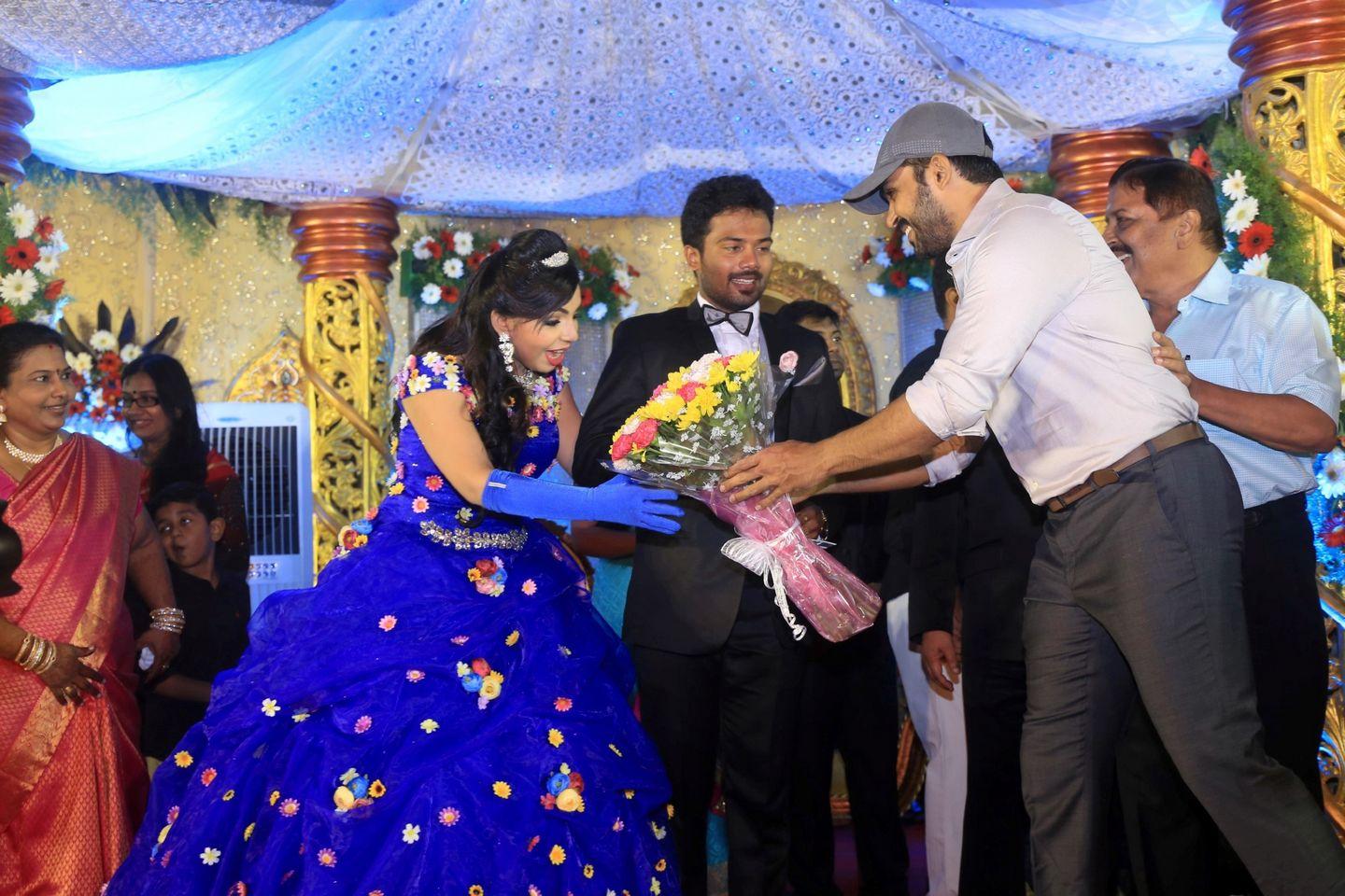 Pandiarajan Son Prithvirajan Weds Akshaya Reception Photos