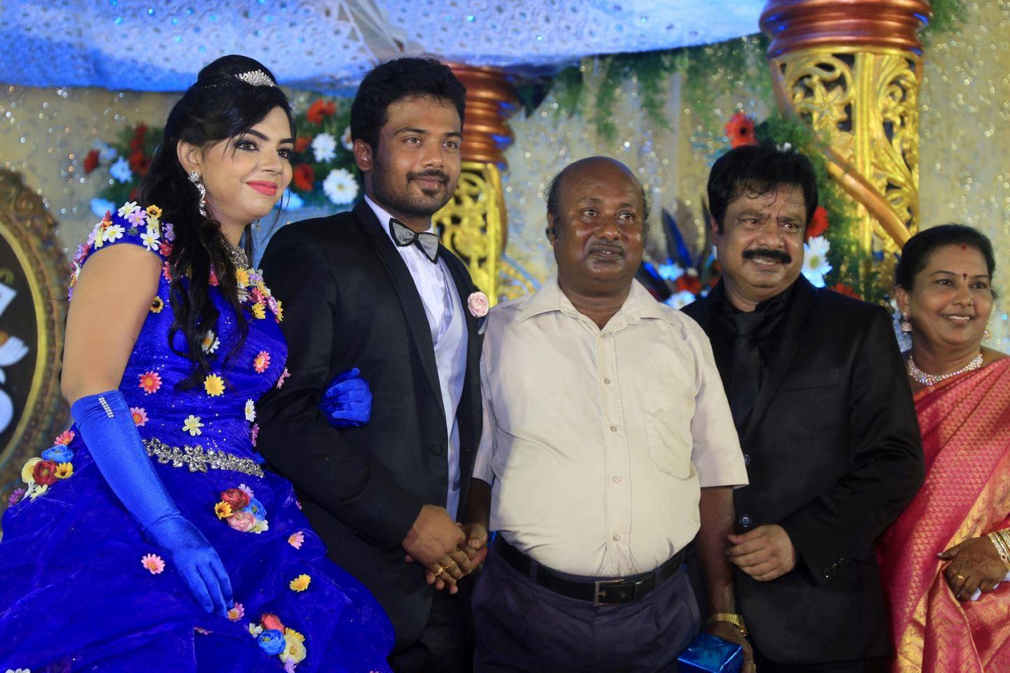 Pandiarajan Son Prithvirajan Weds Akshaya Reception Photos