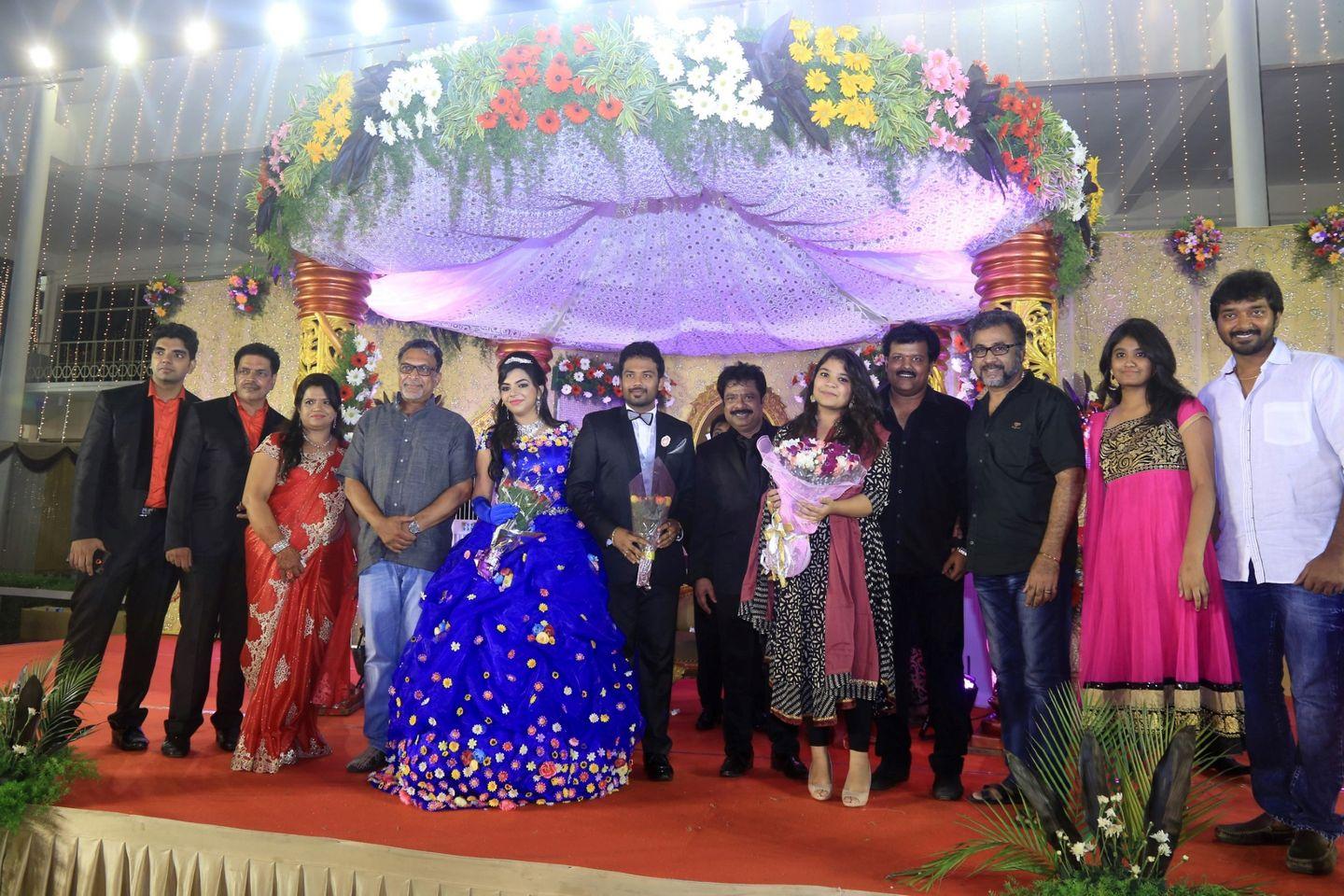 Pandiarajan Son Prithvirajan Weds Akshaya Reception Photos