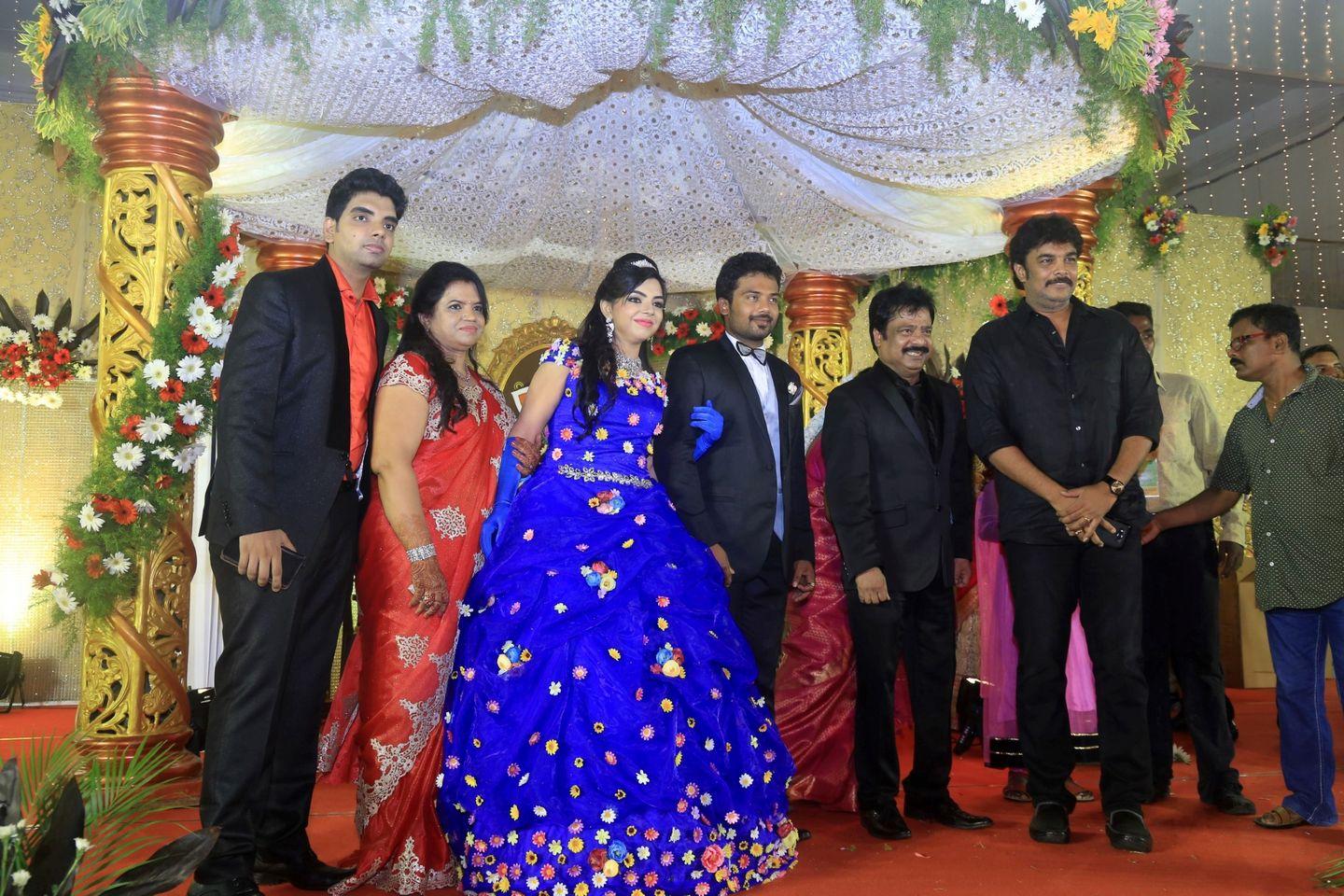 Pandiarajan Son Prithvirajan Weds Akshaya Reception Photos