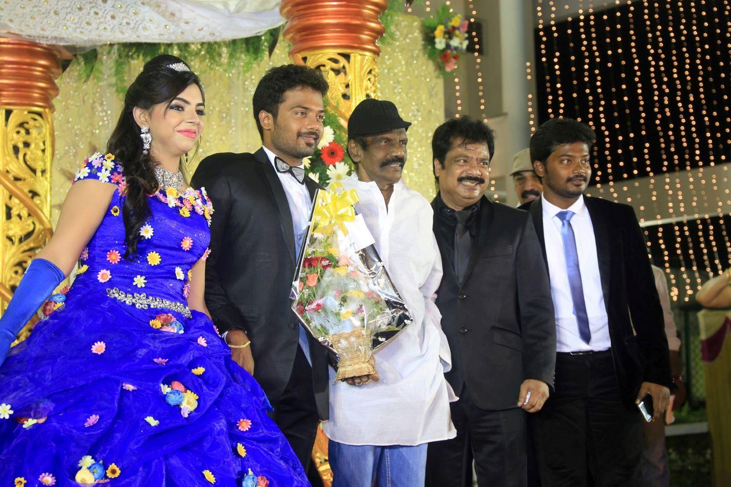 Pandiarajan Son Prithvirajan Weds Akshaya Reception Photos