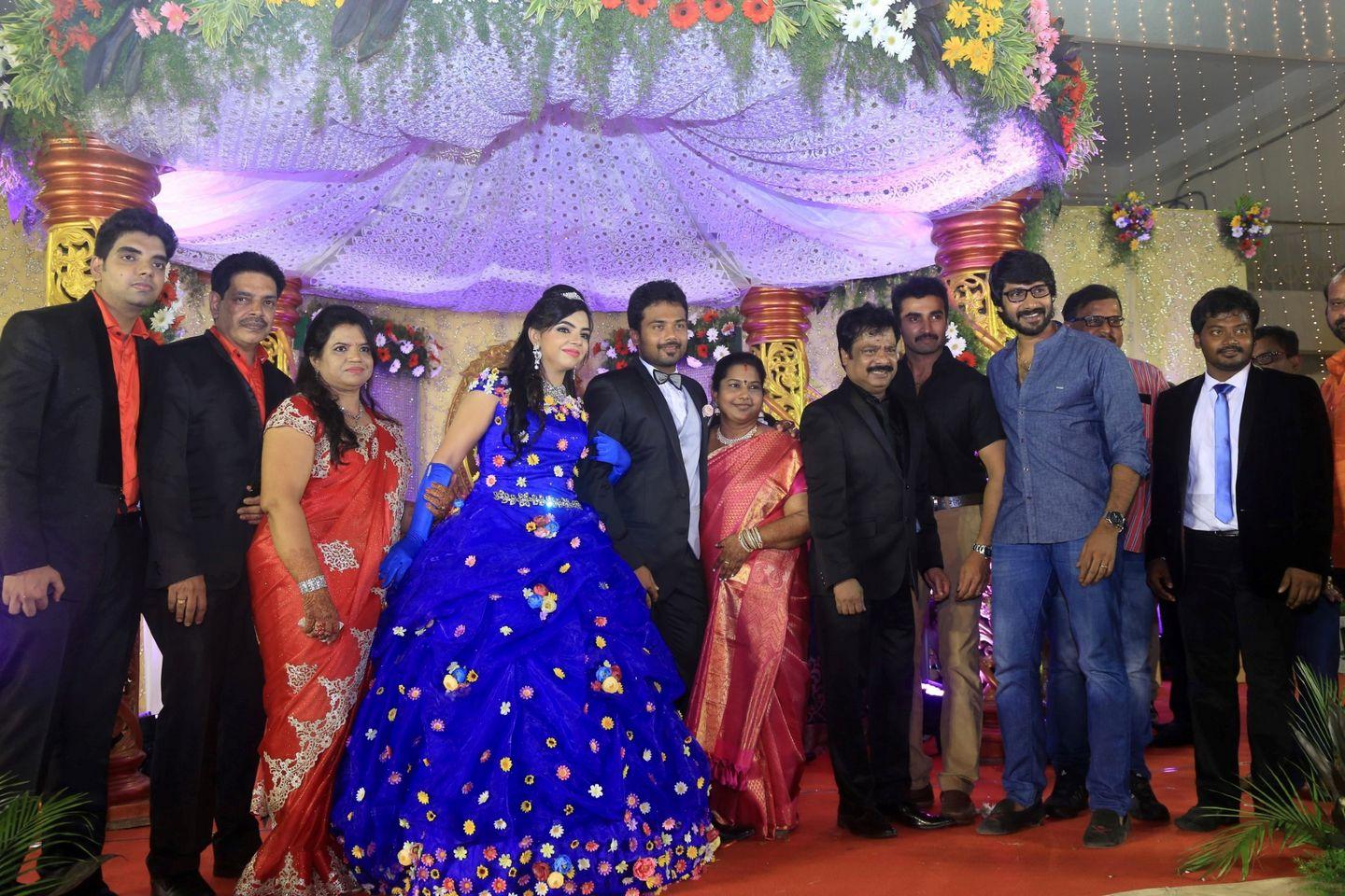 Pandiarajan Son Prithvirajan Weds Akshaya Reception Photos