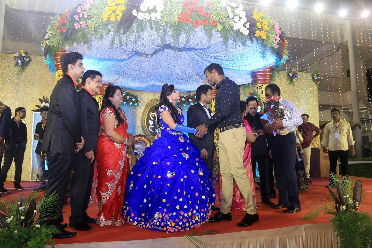 Pandiarajan Son Prithvirajan Weds Akshaya Reception Photos