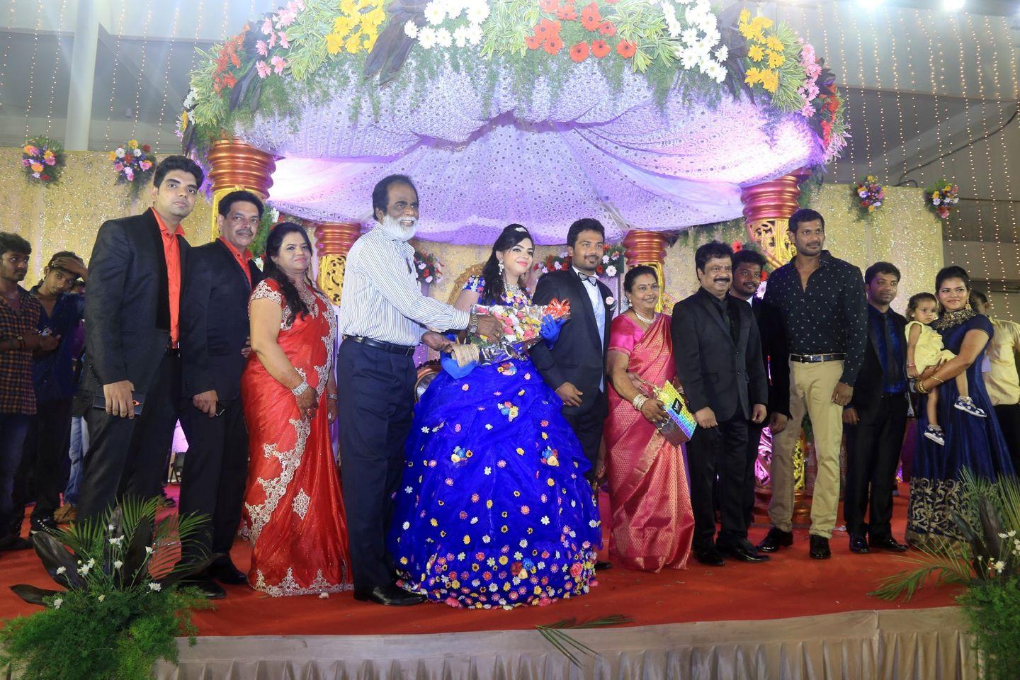 Pandiarajan Son Prithvirajan Weds Akshaya Reception Photos