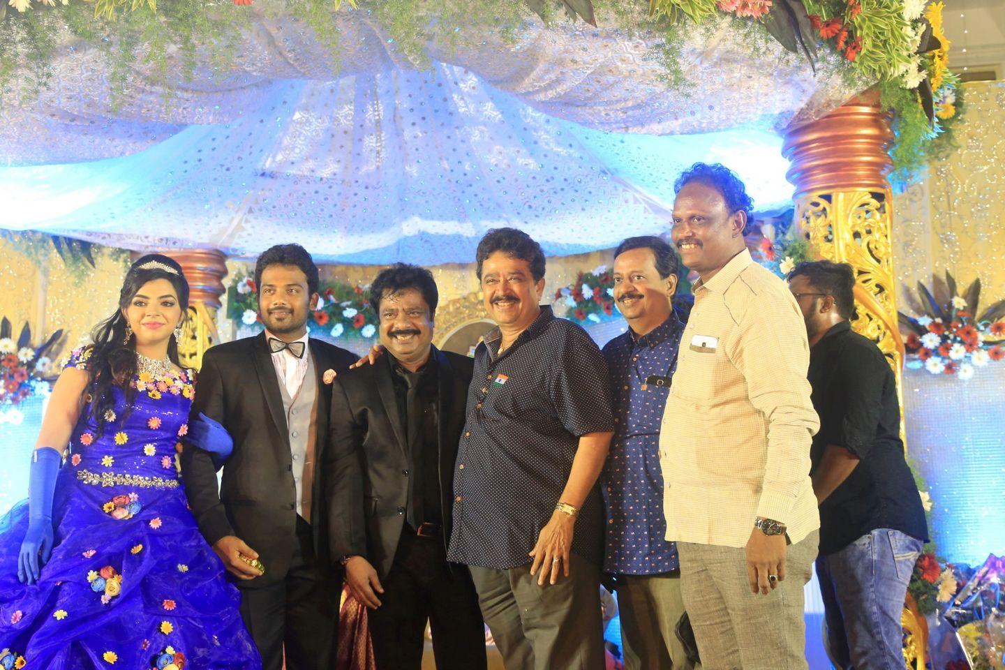 Pandiarajan Son Prithvirajan Weds Akshaya Reception Photos