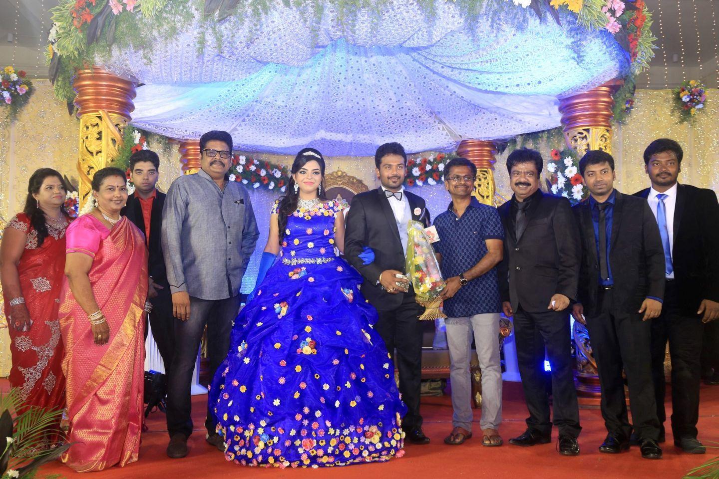 Pandiarajan Son Prithvirajan Weds Akshaya Reception Photos