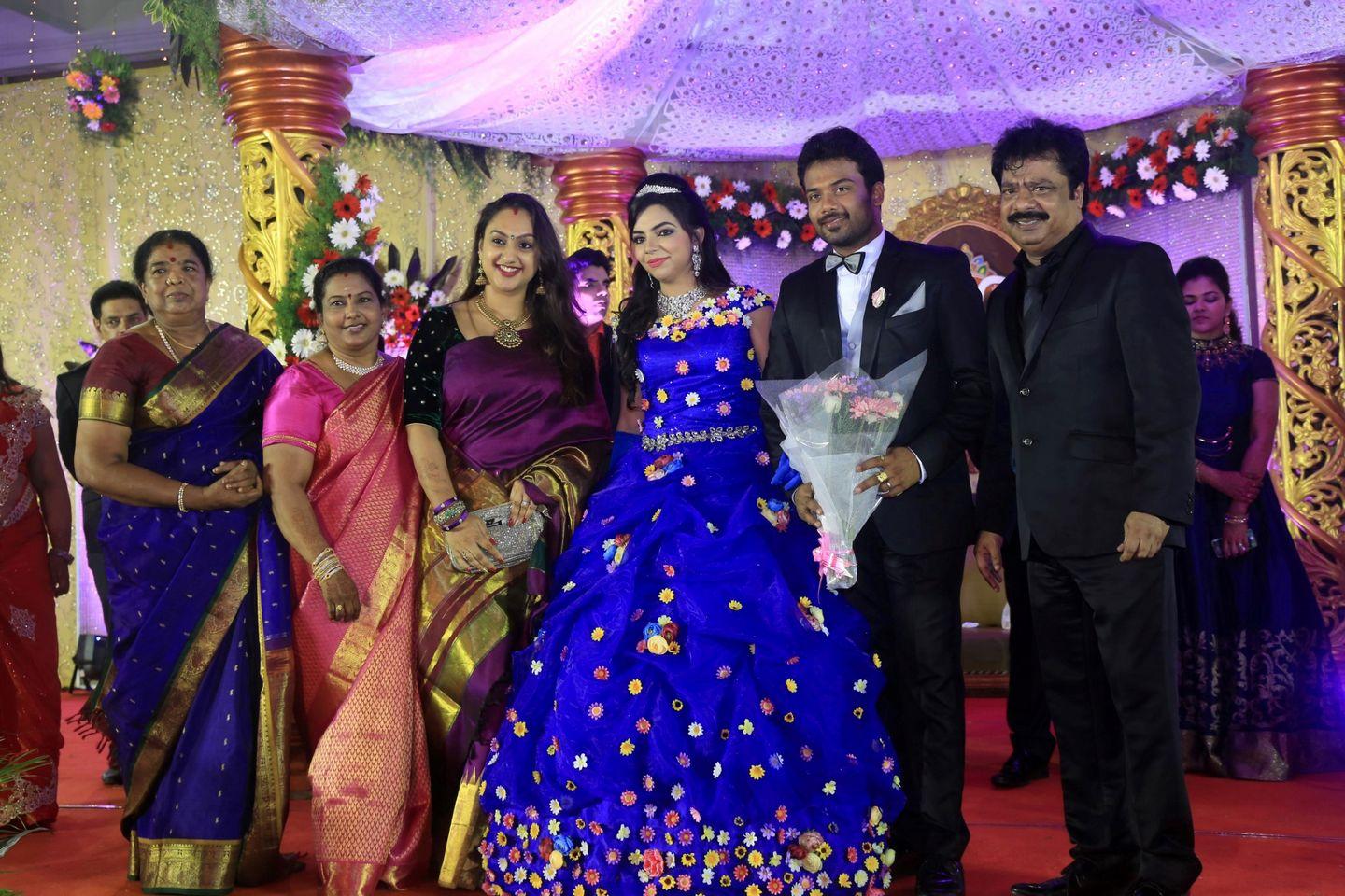 Pandiarajan Son Prithvirajan Weds Akshaya Reception Photos