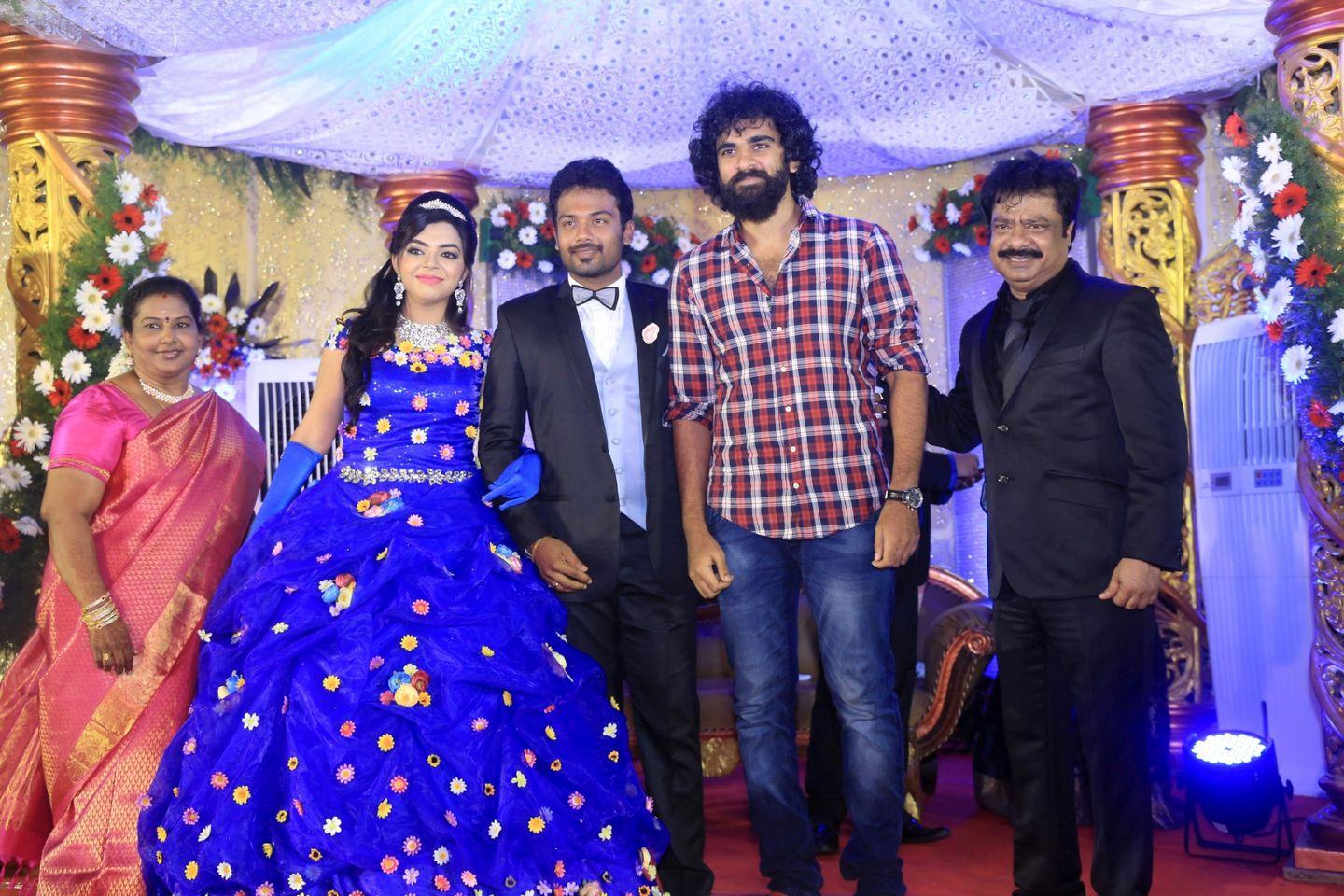 Pandiarajan Son Prithvirajan Weds Akshaya Reception Photos