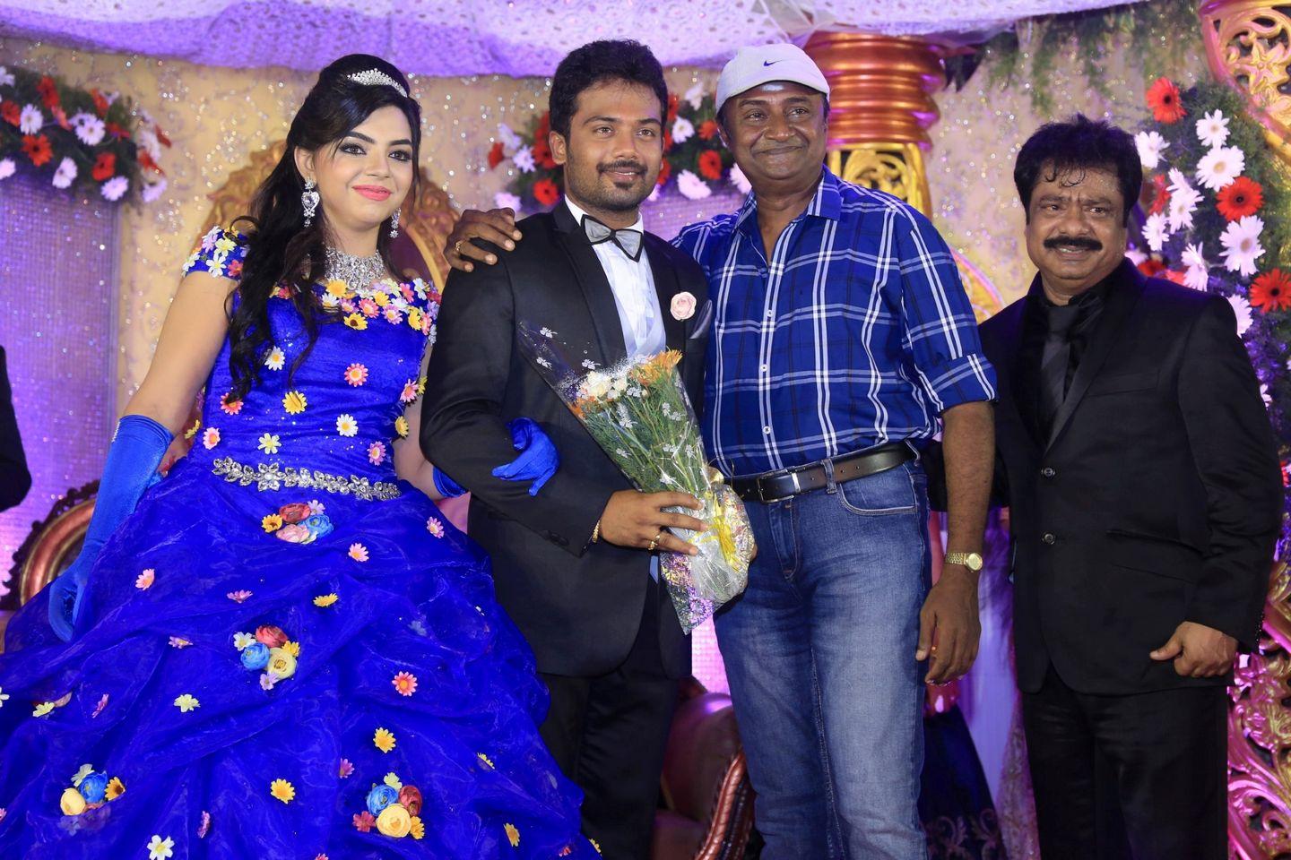 Pandiarajan Son Prithvirajan Weds Akshaya Reception Photos