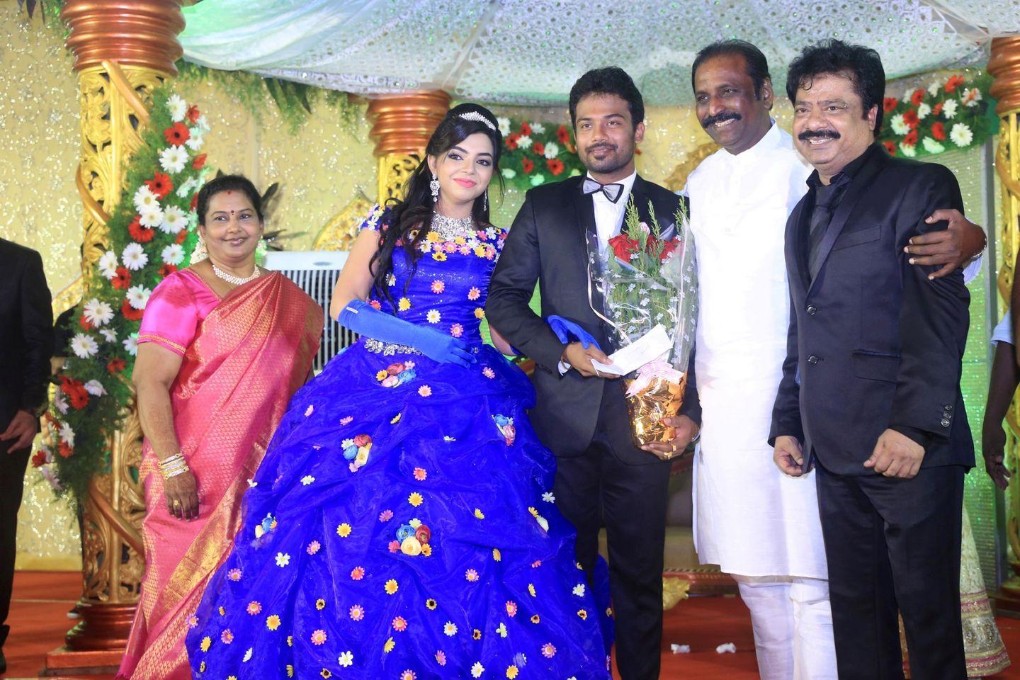 Pandiarajan Son Prithvirajan Weds Akshaya Reception Photos