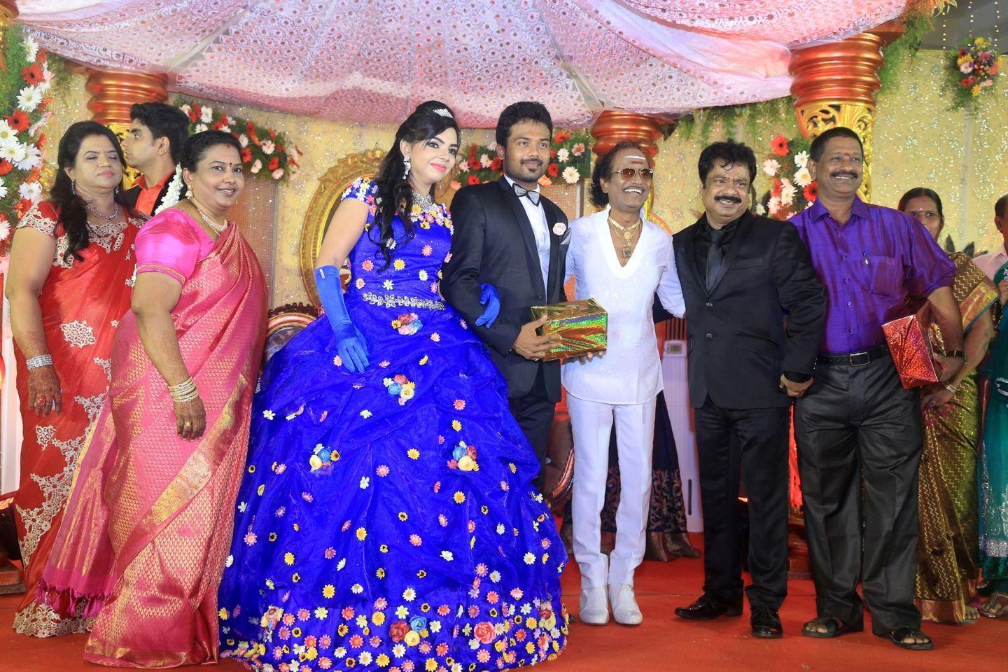 Pandiarajan Son Prithvirajan Weds Akshaya Reception Photos