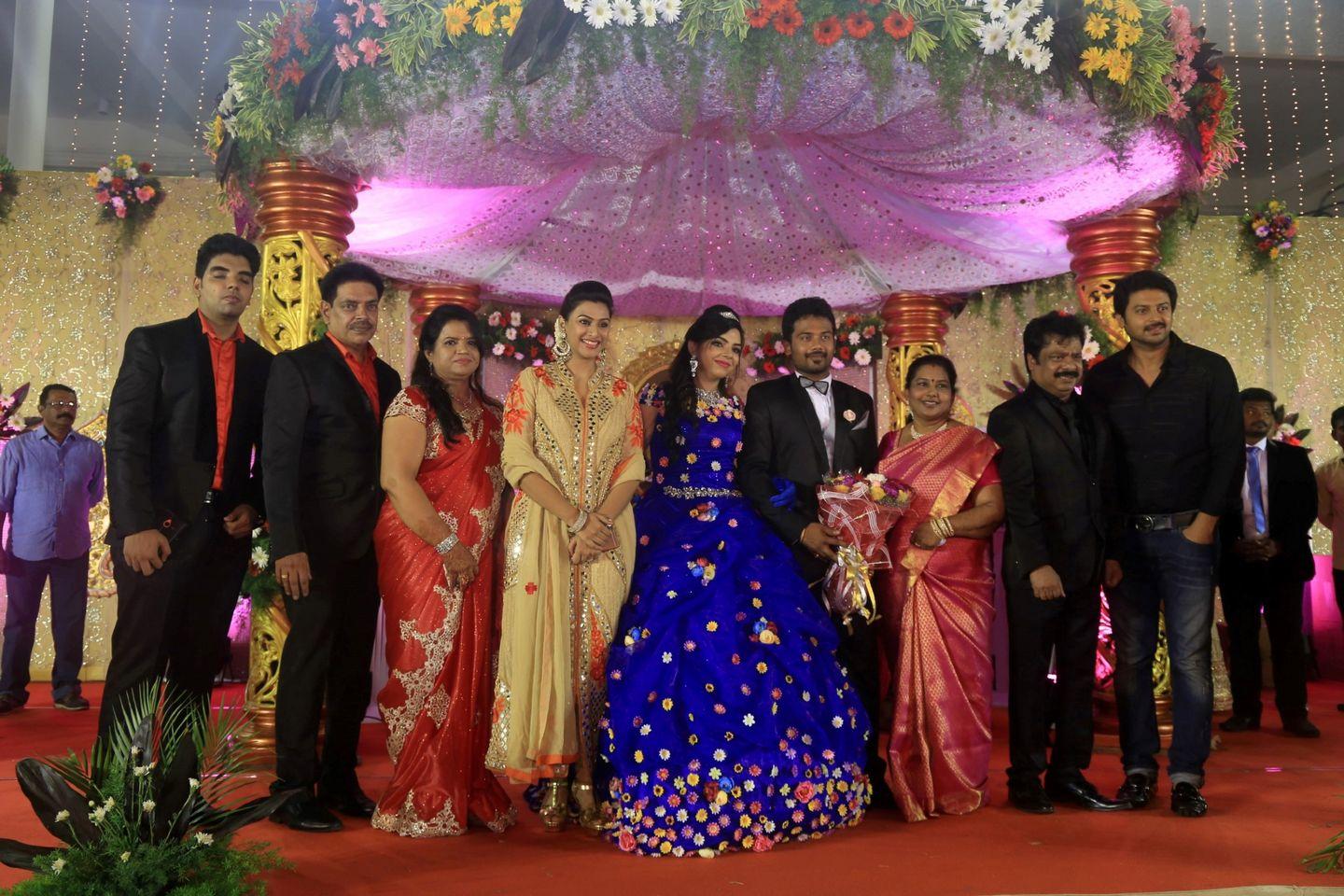 Pandiarajan Son Prithvirajan Weds Akshaya Reception Photos